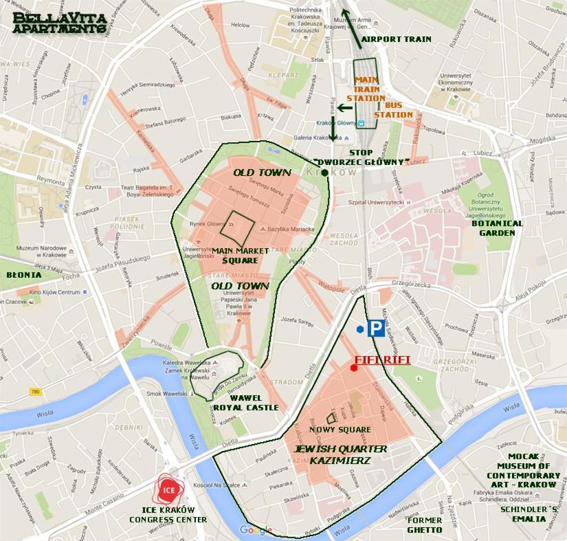 Fifi Rifi Locallifeapt Kazimierz, Wifi Apartment *